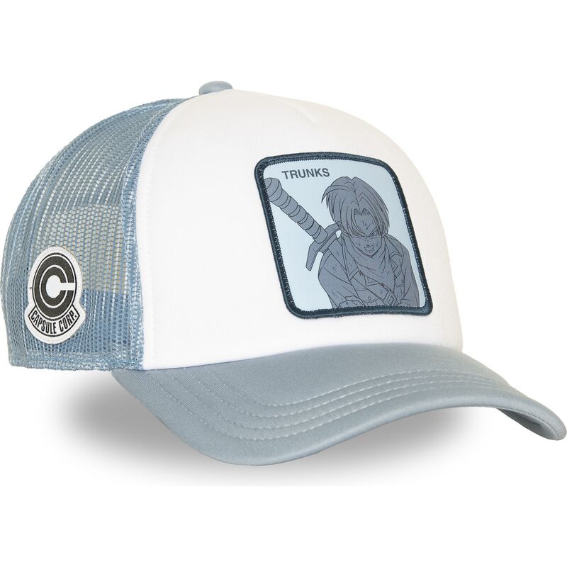 capslab-trunks-dbs8-trub-dragon-ball-blue-and-white-trucker-hat capslab-trunks-dbs8-trub-dragon-ball-blue-and-white-trucker-hat