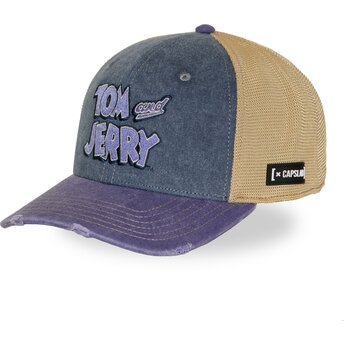 Cap zaobljena multicolor snapback Tom and Jerry Looney Tunes Capslab