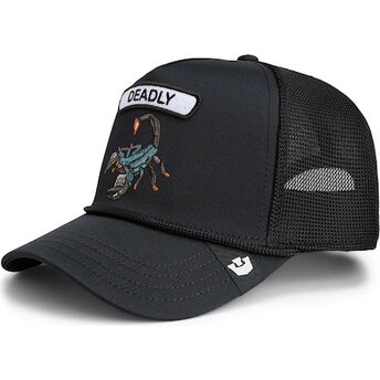Kapa zaobljena crna snapback GB2 Deadly Scorp The Rocker The Farm Goorin Bros.