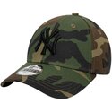 kapa-zaobljena-maskirni-podesiv-za-djecu-9forty-league-essential-new-york-yankees-mlb-new-era