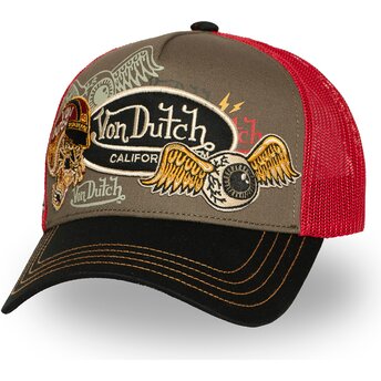 Kapa zaobljena višebojno snapback PATCHES09 Von Dutch