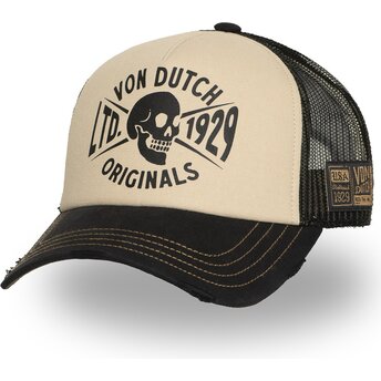 Kapa zaobljena bež snapback CREW28 Von Dutch