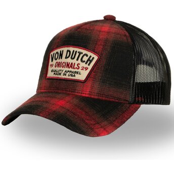 Kapa zaobljena crvena snapback CAR05 Von Dutch