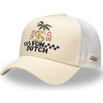 Kapa zaobljena bež snapback SURF10 Von Dutch