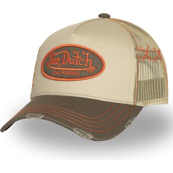 Kapa zaobljena bež snapback USED 06 Von Dutch