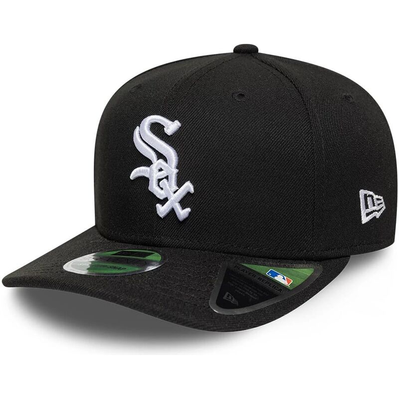 kapa-zaobljena-crna-snapback-9seventy-stretch-snap-player-replica-chicago-white-sox-mlb-new-era