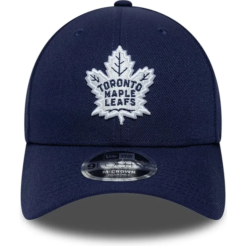 kapa-zaobljena-mornarsko-plava-snapback-9forty-m-crown-team-toronto-maple-leafs-nhl-new-era