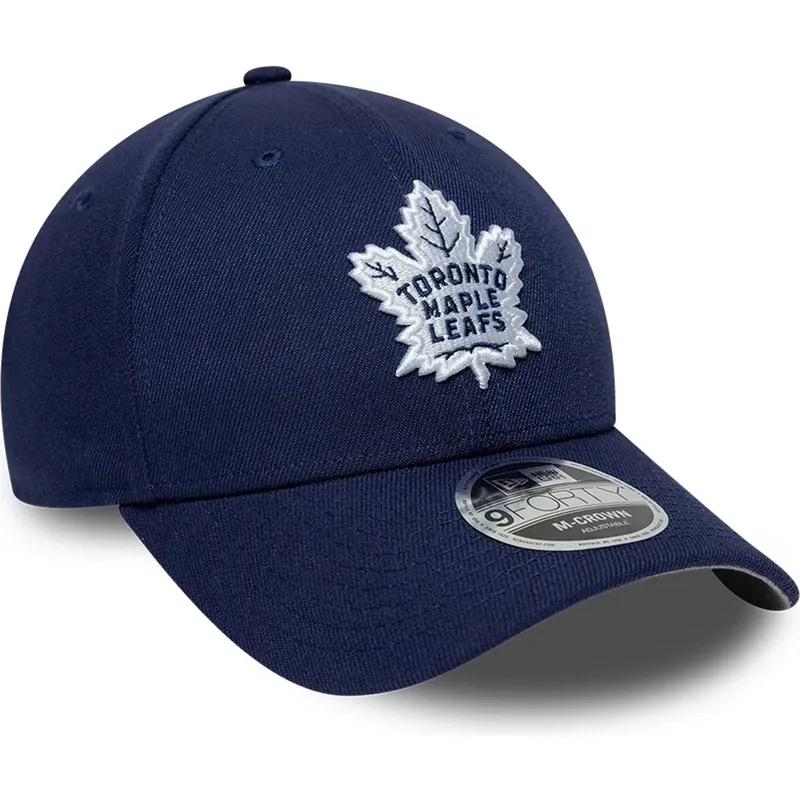 kapa-zaobljena-mornarsko-plava-snapback-9forty-m-crown-team-toronto-maple-leafs-nhl-new-era