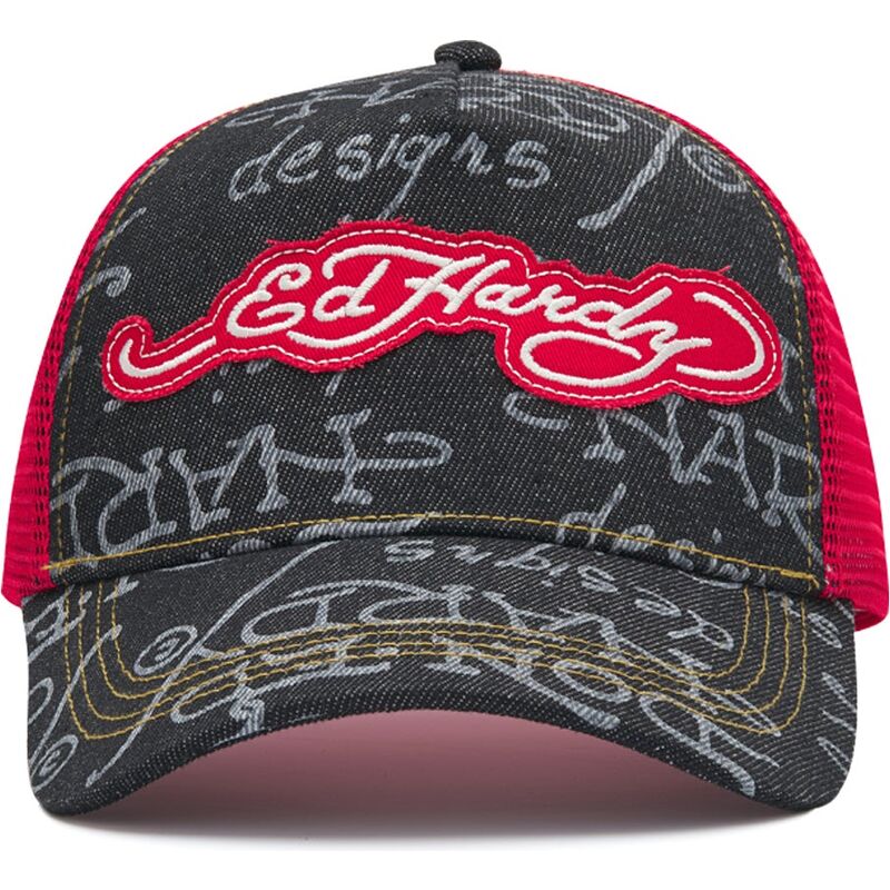 kapa-zaobljena-crna-snapback-don-denim-ed-hardy