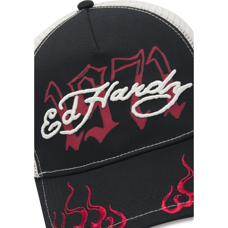 kapa-zaobljena-crna-snapback-1971-ed-hardy