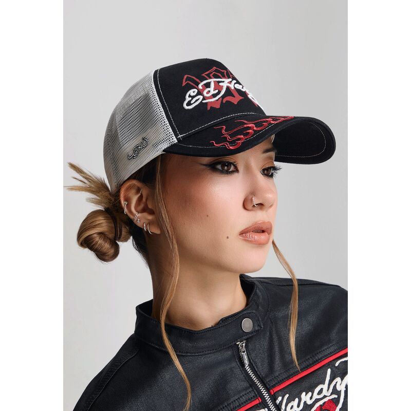 kapa-zaobljena-crna-snapback-1971-ed-hardy