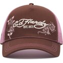 kapa-zaobljena-smeda-snapback-rosa-skull-and-roses-ed-hardy