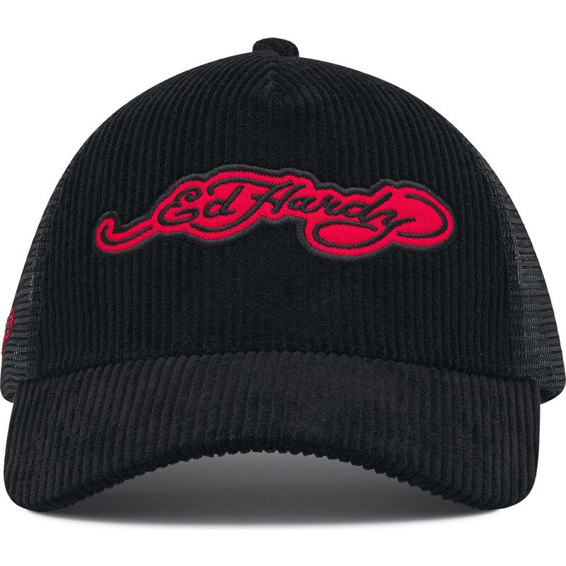 kapa-zaobljena-crna-snapback-embroidery-applique-cord-ed-hardy