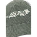 kapa-zaobljena-zelena-snapback-embroidery-applique-cord-ed-hardy