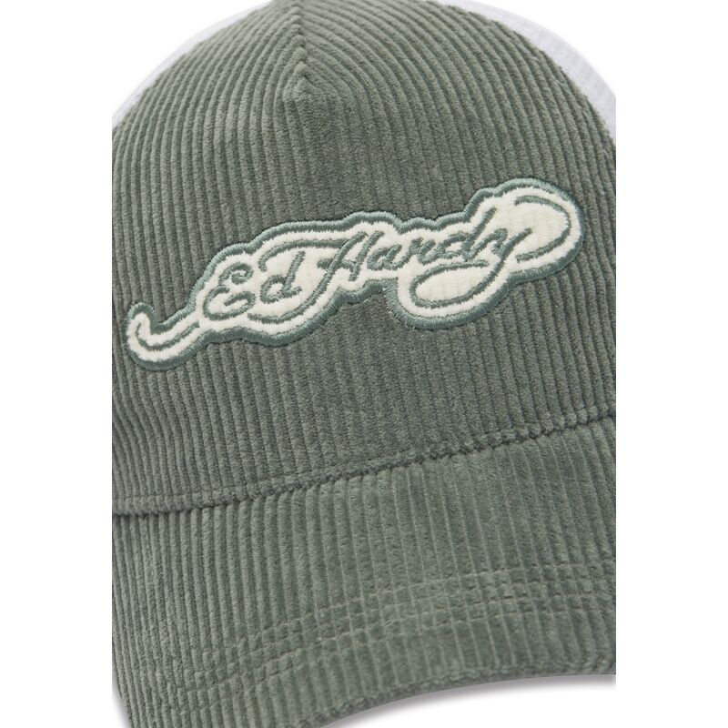 kapa-zaobljena-zelena-snapback-embroidery-applique-cord-ed-hardy kapa-zaobljena-zelena-snapback-embroidery-applique-cord-ed-hardy
