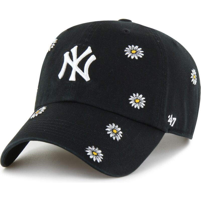 kapa-zaobljena-crna-podesiv-za-djecu-clean-up-scatter-new-york-yankees-mlb-47-brand