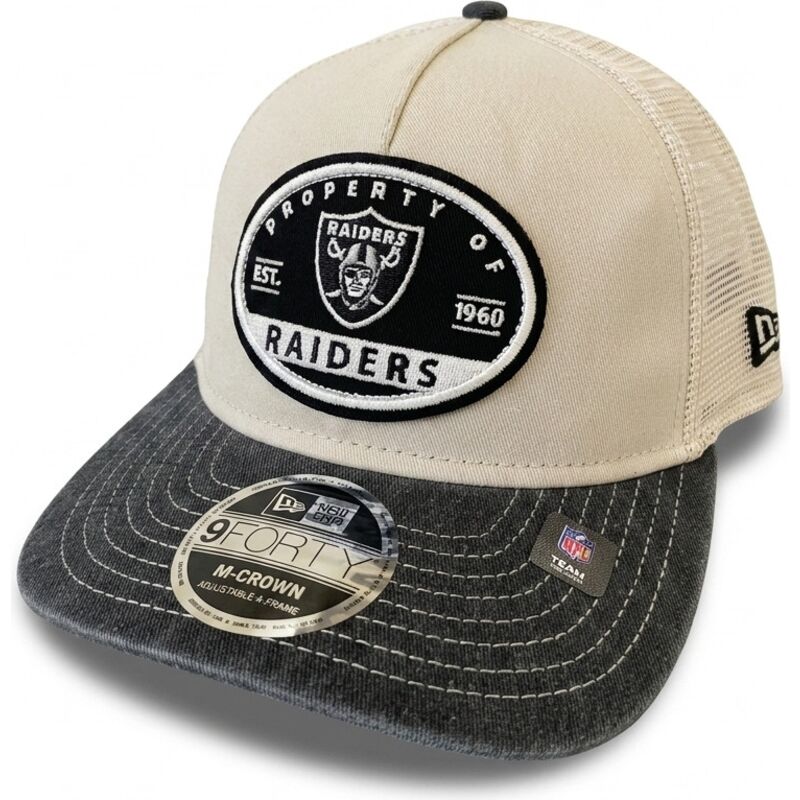 kapa-zaobljena-bez-snapback-9forty-m-crown-a-frame-fray-las-vegas-raiders-nfl-new-era