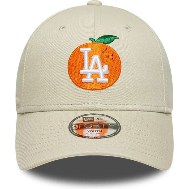kapa-zaobljena-bez-podesiv-za-djecu-9forty-fruit-icon-orange-los-angeles-dodgers-mlb-new-era