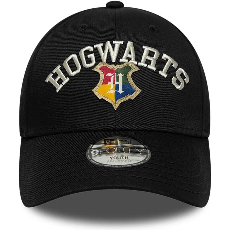 kapa-zaobljena-crna-snapback-za-djecu-9forty-wordmark-hogwarts-harry-potter-new-era