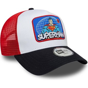 Kapa zaobljena višebojno snapback za djecu A Frame Patch Superman DC Comics New Era