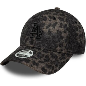 Kapa zaobljena leopard podesiv 9FORTY Leopard Cosy Los Angeles Dodgers MLB New Era