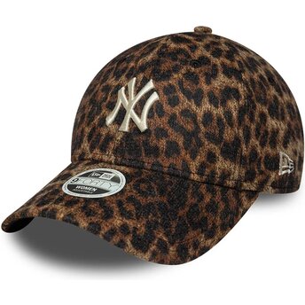 Kapa zaobljena leopard podesiv 9FORTY Leopard Cosy New York Yankees MLB New Era