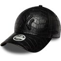 kapa-zaobljena-crna-podesiv-9forty-pu-pattern-new-york-yankees-mlb-new-era