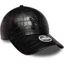 kapa-zaobljena-crna-podesiv-9forty-pu-pattern-new-york-yankees-mlb-new-era