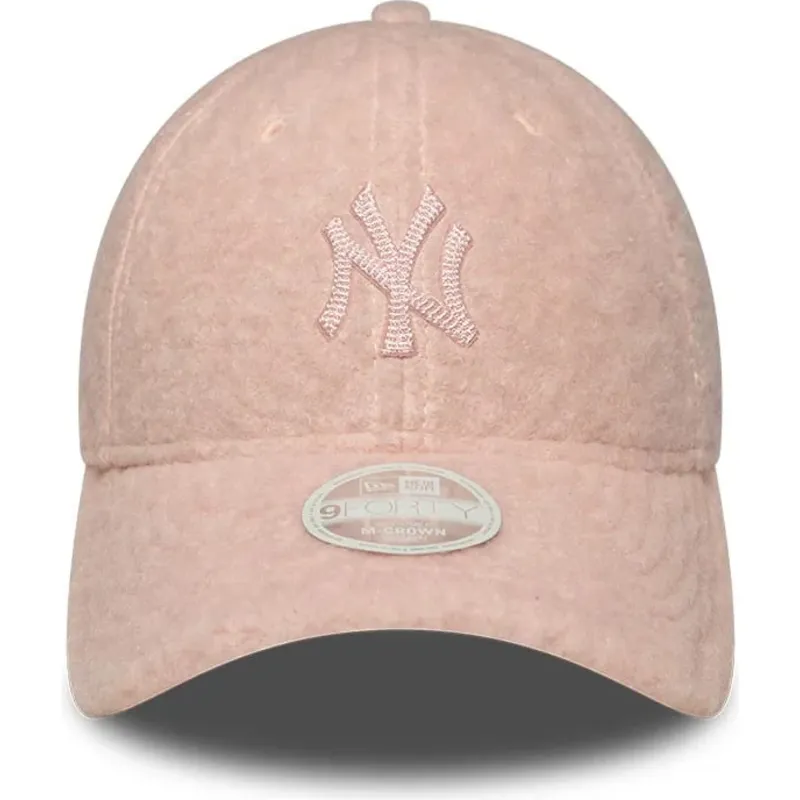 kapa-zaobljena-ruzicasta-snapback-rosa-9forty-m-crown-winter-borg-new-york-yankees-mlb-new-era