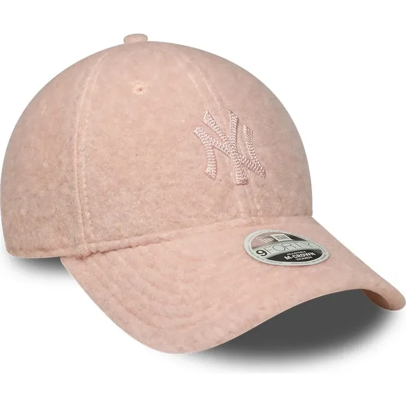 kapa-zaobljena-ruzicasta-snapback-rosa-9forty-m-crown-winter-borg-new-york-yankees-mlb-new-era