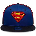 kapa-ravna-plava-snapback-za-djecu-9fifty-piping-superman-dc-comics-new-era