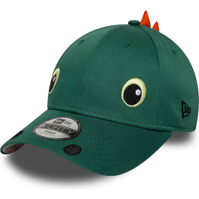 kapa-zaobljena-zelena-snapback-za-djecu-9forty-dino-face-new-era