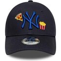 kapa-zaobljena-mornarsko-plava-podesiv-za-djecu-9forty-food-icon-new-york-yankees-mlb-new-era