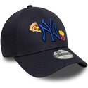 kapa-zaobljena-mornarsko-plava-podesiv-za-djecu-9forty-food-icon-new-york-yankees-mlb-new-era