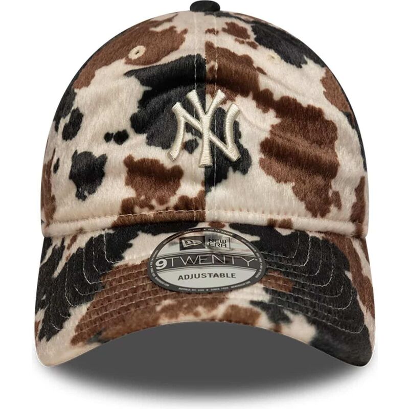 kapa-zaobljena-smeda-podesiv-9twenty-animal-print-new-york-yankees-mlb-new-era