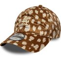 kapa-zaobljena-smeda-podesiv-9twenty-animal-print-los-angeles-dodgers-mlb-new-era