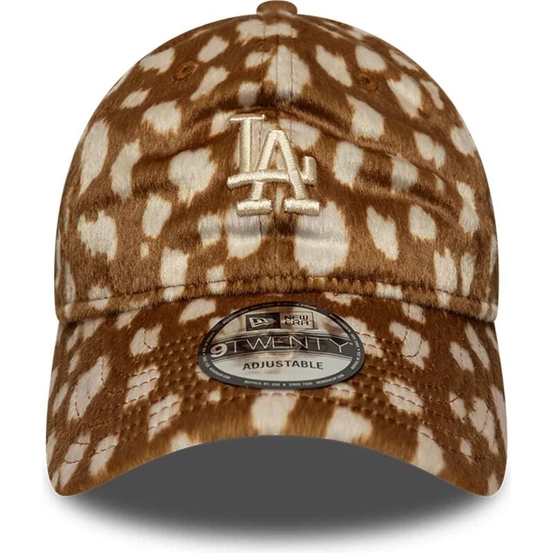 kapa-zaobljena-smeda-podesiv-9twenty-animal-print-los-angeles-dodgers-mlb-new-era