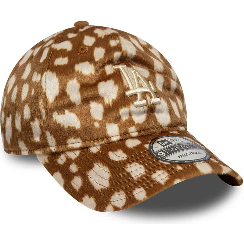 kapa-zaobljena-smeda-podesiv-9twenty-animal-print-los-angeles-dodgers-mlb-new-era