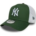 kapa-zaobljena-zelena-snapback-a-frame-league-essential-new-york-yankees-mlb-new-era