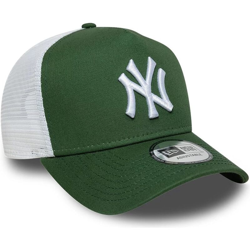 kapa-zaobljena-zelena-snapback-a-frame-league-essential-new-york-yankees-mlb-new-era