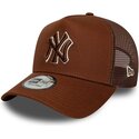 kapa-zaobljena-smeda-snapback-e-frame-outline-new-york-yankees-mlb-new-era