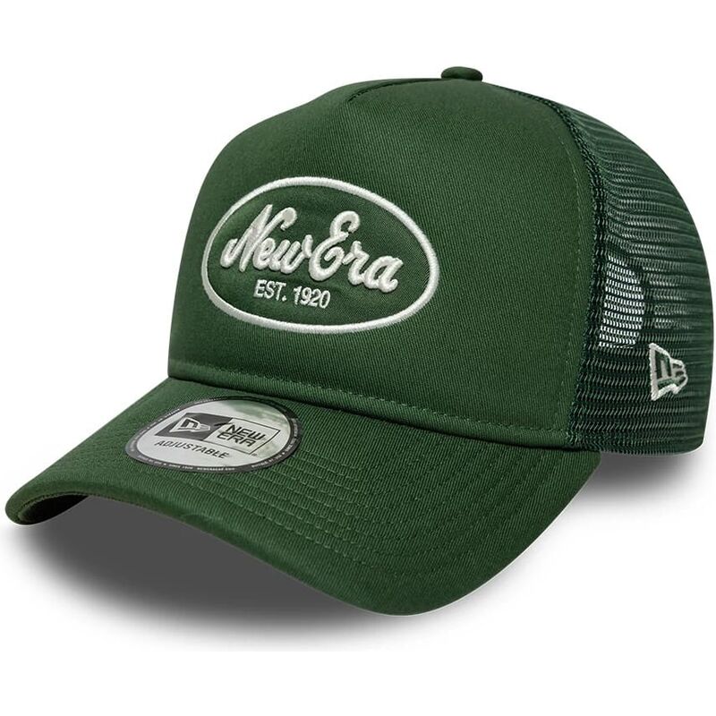kapa-zaobljena-zelena-snapback-a-frame-oval-patch-foam-new-era