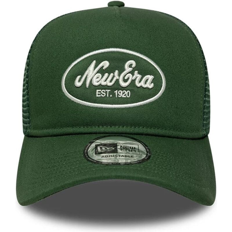 kapa-zaobljena-zelena-snapback-a-frame-oval-patch-foam-new-era