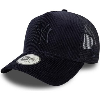 Kapa zaobljena mornarsko plava snapback A Frame Tonal Cord New York Yankees MLB New Era