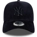 kapa-zaobljena-mornarsko-plava-snapback-a-frame-tonal-cord-new-york-yankees-mlb-new-era