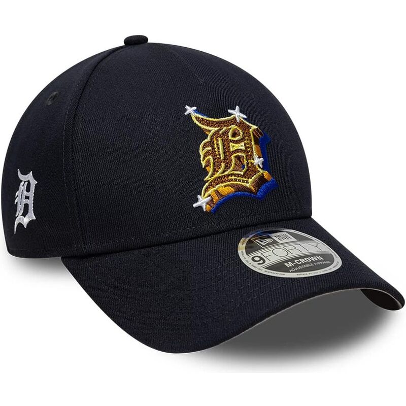 kapa-zaobljena-mornarsko-plava-snapback-9forty-m-crown-a-frame-emblem-detroit-tigers-mlb-new-era