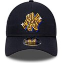 kapa-zaobljena-mornarsko-plava-snapback-9forty-m-crown-a-frame-emblem-new-york-yankees-mlb-new-era