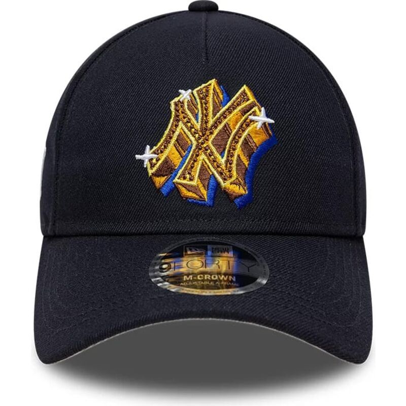 kapa-zaobljena-mornarsko-plava-snapback-9forty-m-crown-a-frame-emblem-new-york-yankees-mlb-new-era