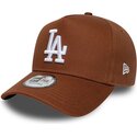 kapa-zaobljena-smeda-snapback-e-frame-league-essential-los-angeles-dodgers-mlb-new-era