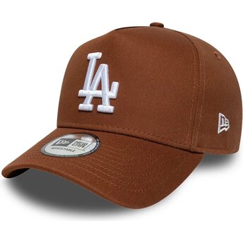 Kapa zaobljena smeđa snapback E Frame League Essential Los Angeles Dodgers MLB New Era